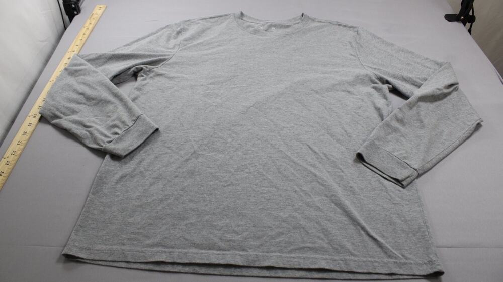 Xersion Xtreme Tee Quick-Dri Long Sleeve T Shirt Mens XL Heather Gray Crewneck